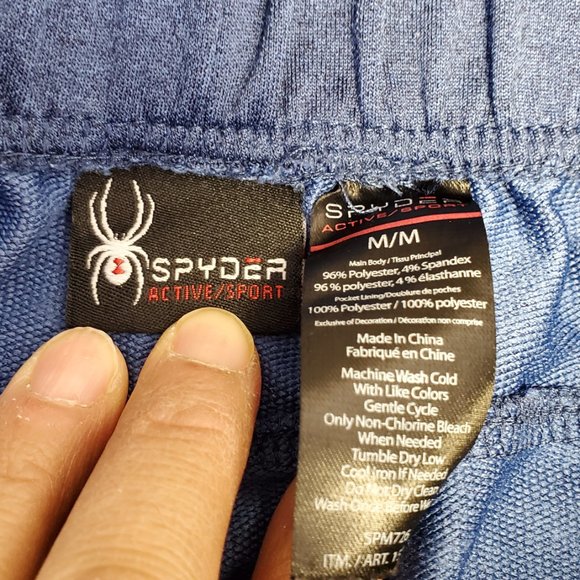 COPY - Blue Spyder joggers size M - Picture 3 of 4